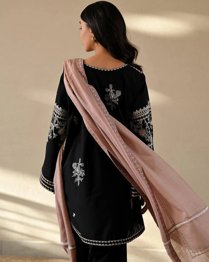 ZAIB LAWN LUXURY CO-ORD SET WITH FARSHI