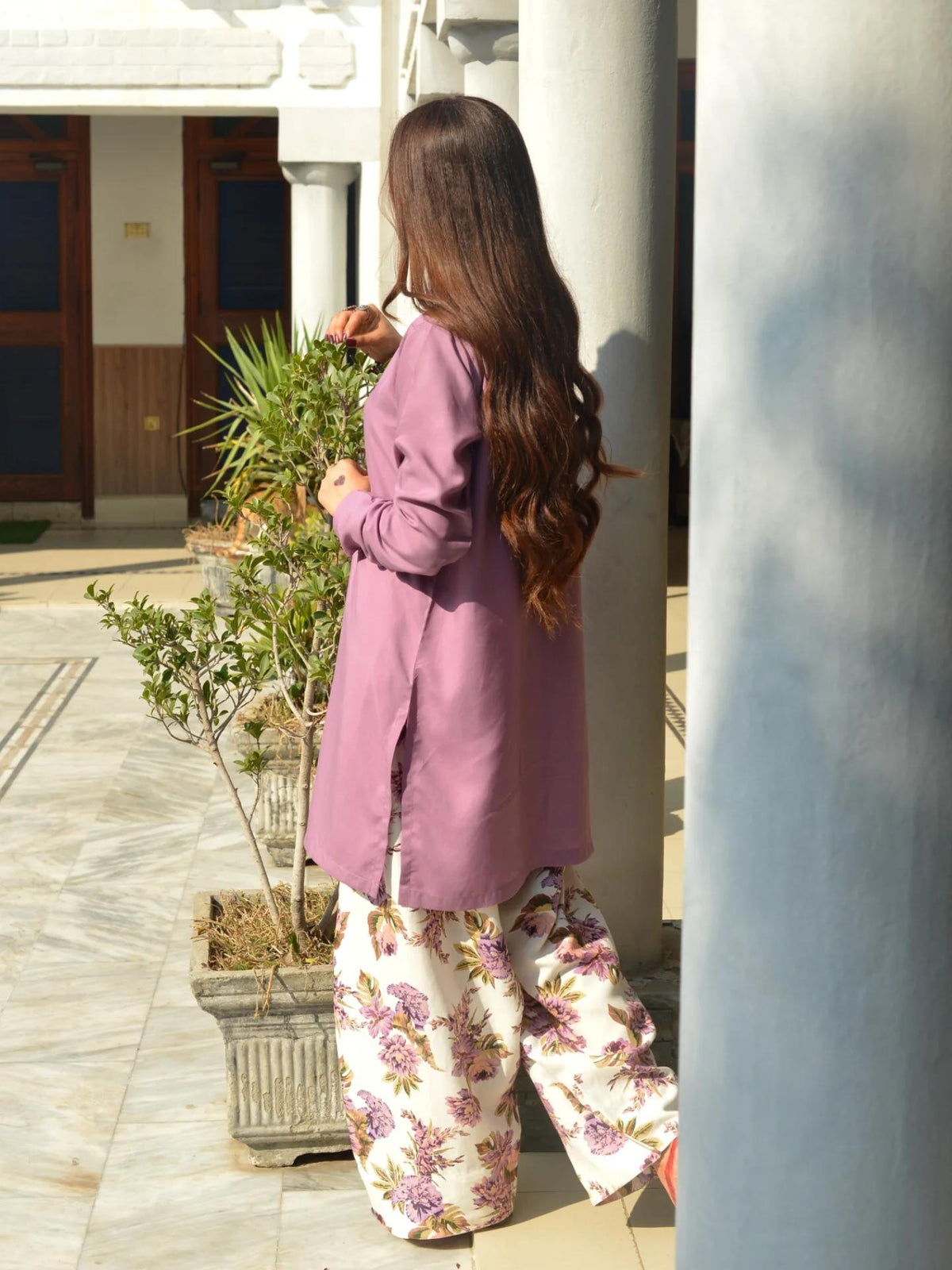 JENTRE 2PC ( PRINTED FARSHI SHALWAR )
