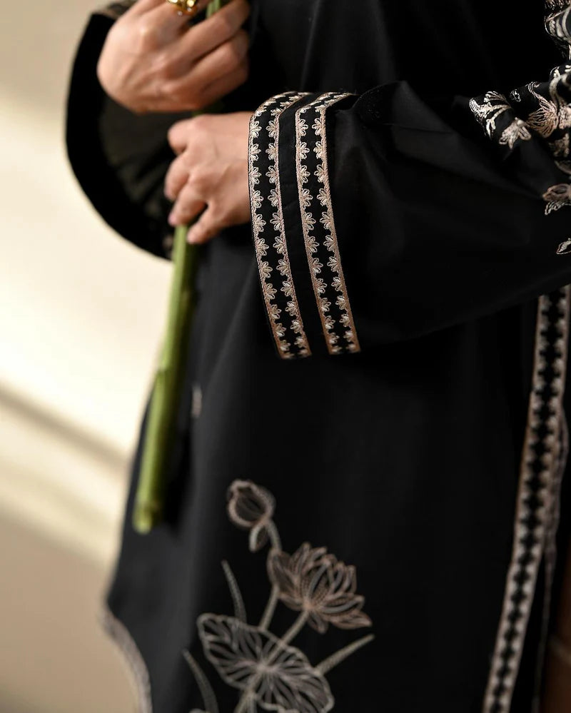 ZAIB LAWN LUXURY CO-ORD SET WITH FARSHI