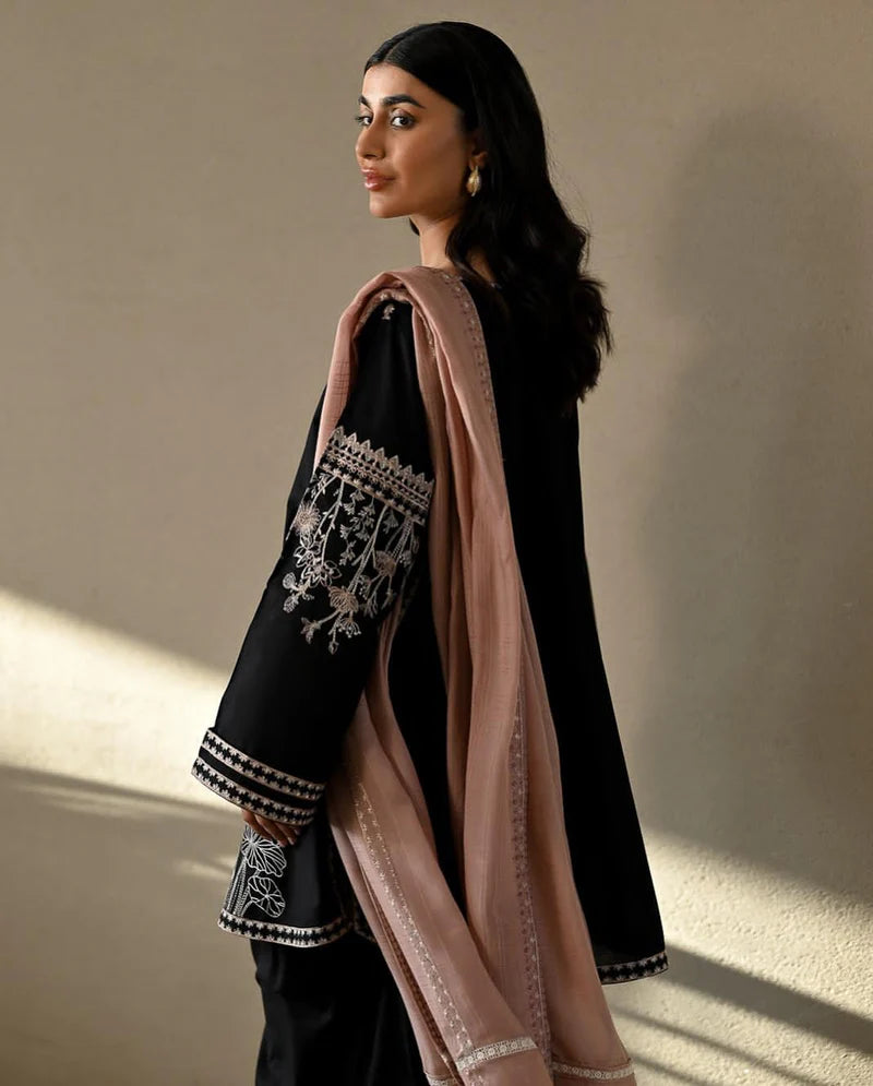 ZAIB LAWN LUXURY CO-ORD SET WITH FARSHI