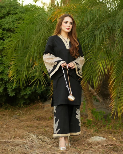 Daliya Premium Cotton Embroidery Tissue Dress