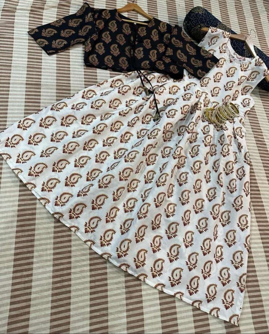 3D Cotton Lawn Fancy Maxi For Women