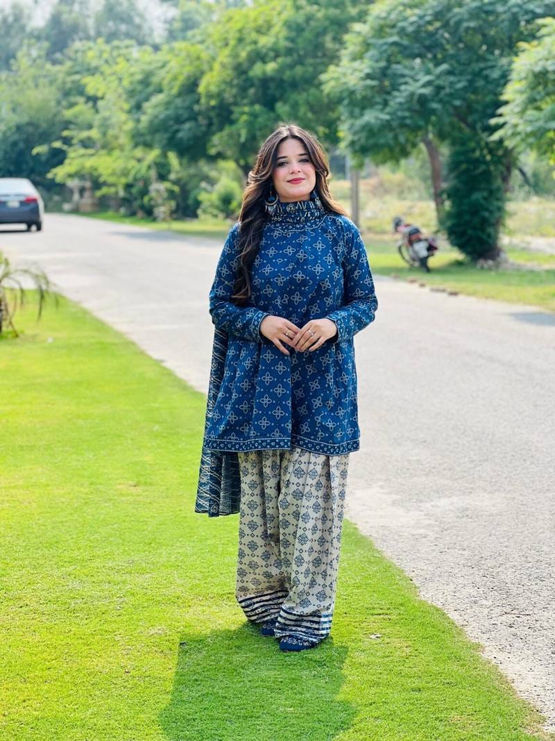Berry 3PC Suit With Farshi Shalwar