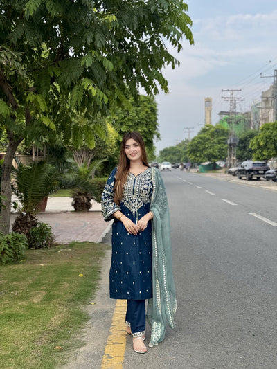 ZARA EMBROIDERY 3PC