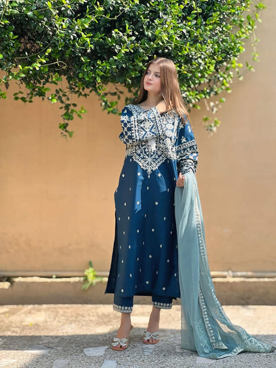 ZARA EMBROIDERY 3PC