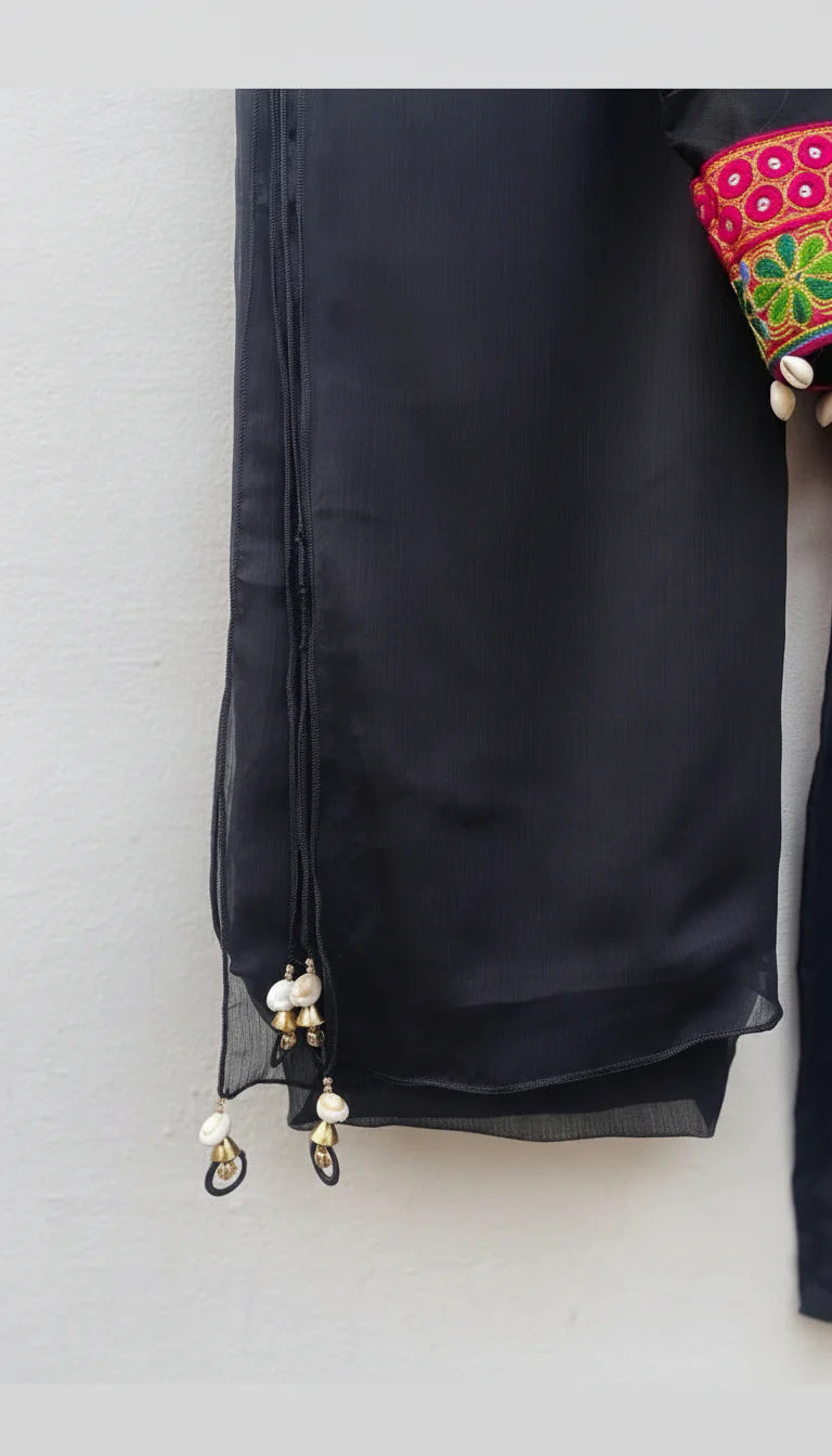 Afghani Suits With Farshi Shalwar – 3 Piece