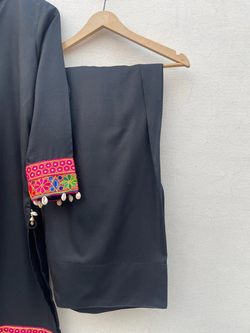 Afghani Suits With Farshi Shalwar – 3 Piece