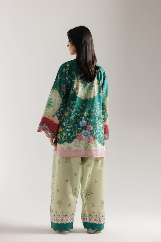 Emerald Bloom Printed Kurta Set