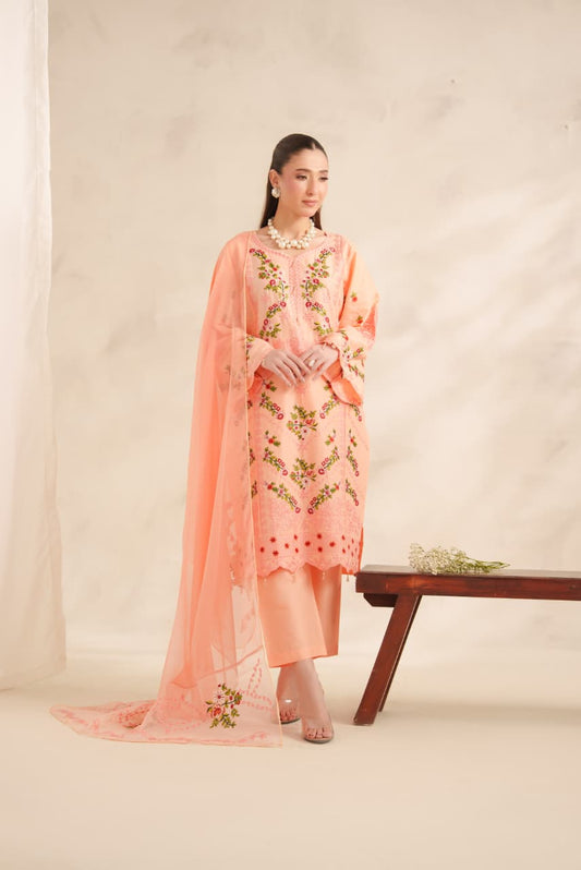 RUBY EMBROIDERED 3PC