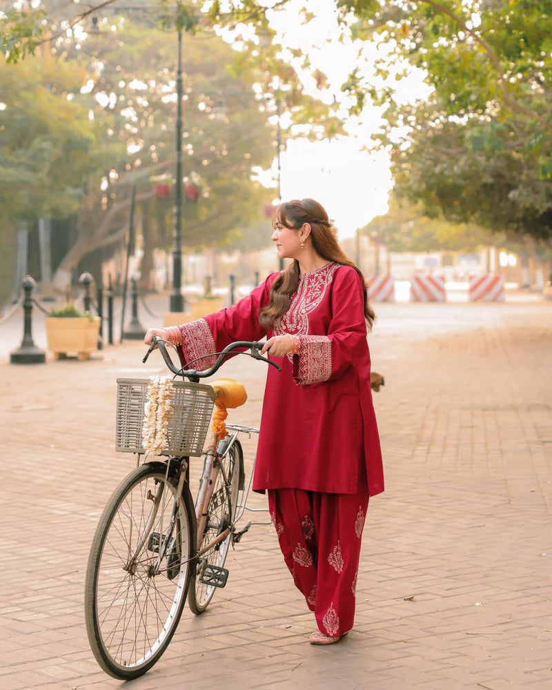SADAF SET ( FARSHI SHALWAR )