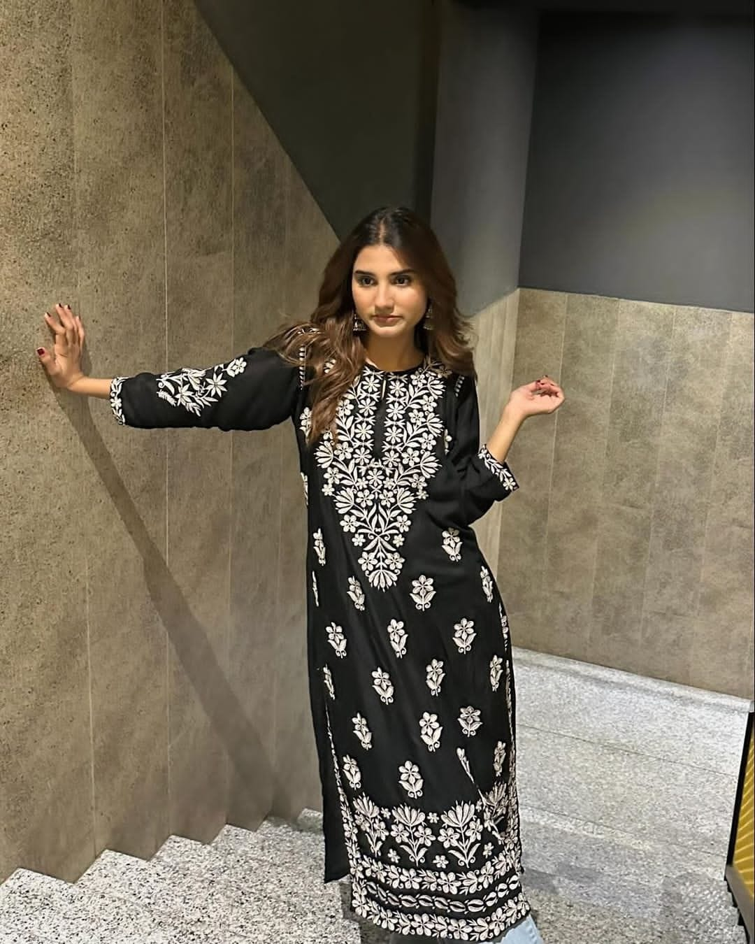 Indian Chikenkari Kurti