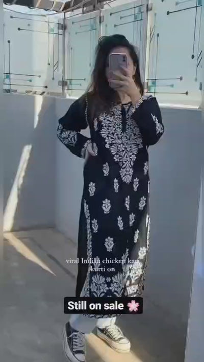 Indian Chikenkari Kurti