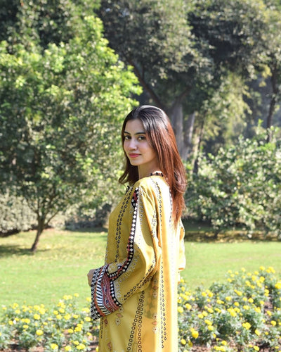 Yellow Blush Co-ord