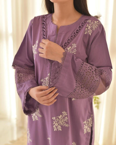 Hooriya Purple 3 PC