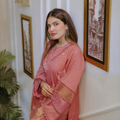 Hooriya PINK 3 PC